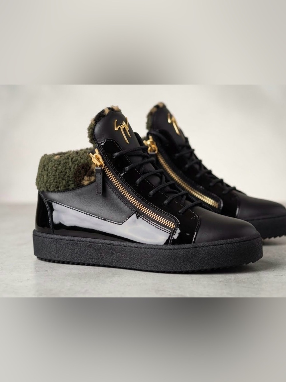NEW! Giuseppe Zanotti Kriss Winter Sneakers US 8